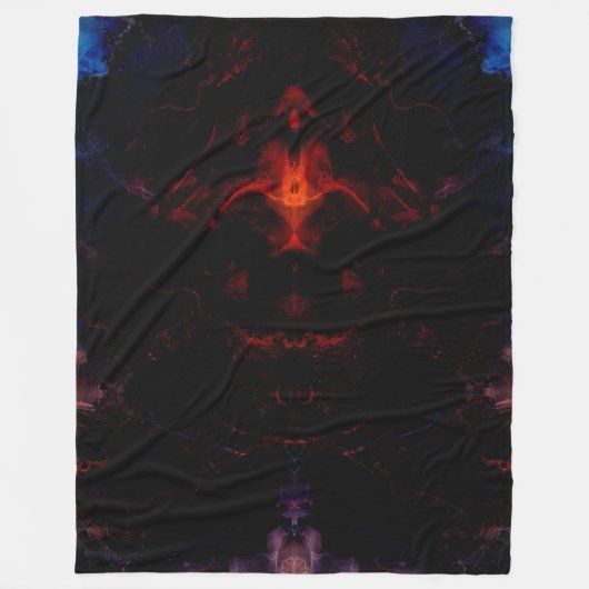 Couverture Polaire Présence Sombre (Devant)