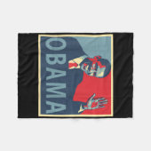 Couverture Polaire Président Barack Obama (Devant (Horizontal))
