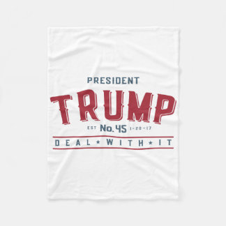 Couverture Polaire Président Trump 45 Faites Avec