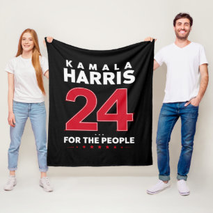 Couverture Polaire Présidente 47 Kamala Harris 2024 Soutien Madame 