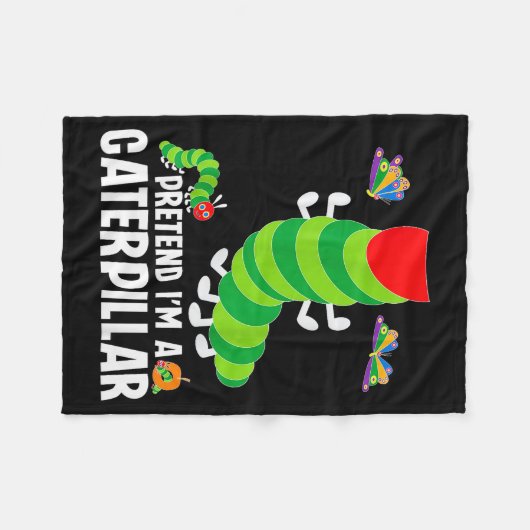 Couverture Polaire Pretend I'm A Funny Lazy Halloween Costume (Devant (Horizontal))