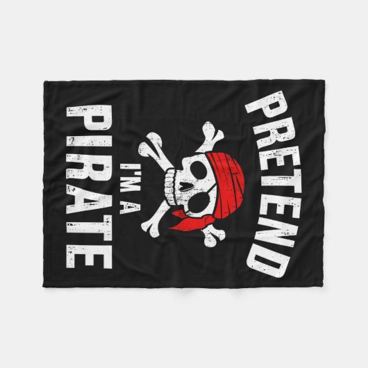 Couverture Polaire Pretend I'm A Rate Funny Lazy Easy Diy Halloween C (Devant (Horizontal))