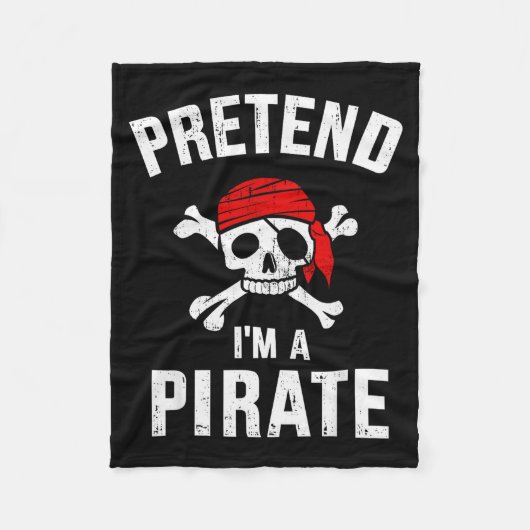 Couverture Polaire Pretend I'm A Rate Funny Lazy Easy Diy Halloween C (Devant)