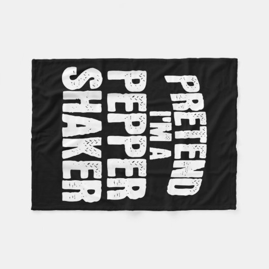 Couverture Polaire Pretend I'm Pepper Shaker Funny Matching Halloween (Devant (Horizontal))
