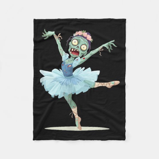 Couverture Polaire Pretty Ballerina Zombie Costume (Devant)