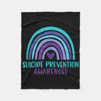 Couverture Polaire Prévention du suicide Sensibilisation avec arc-en-