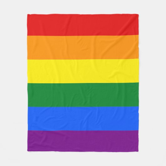 Couverture Polaire Pride LGBTQ classique (Devant)