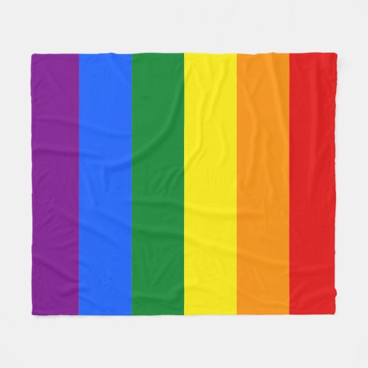 Couverture Polaire Pride LGBTQ classique (Devant (Horizontal))