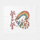 Couverture Polaire Pride Papillon Cœur L'amour Est L'amour Conception (Devant (Horizontal))