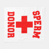 COUVERTURE POLAIRE PRIDE SPERM DONOR DISPENSER FUNNY HALLOWEEN COSTUM (Devant (Horizontal))