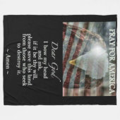 COUVERTURE POLAIRE PRIE POUR L'AMÉRIQUE (Devant (Horizontal))