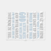 Couverture Polaire Prière de bébé (Devant (Horizontal))