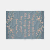 Couverture Polaire Priez, espérez, et n'inquiétez pas l'aumônier Pio (Devant (Horizontal))