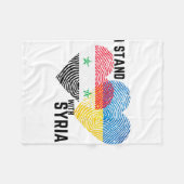 Couverture Polaire Priez pour la Syrie (Devant (Horizontal))