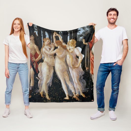 Couverture Polaire Primavera (détail), Sandro Botticelli (En situation)