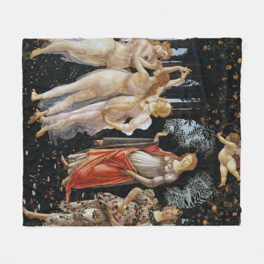 Couverture Polaire Primavera, Sandro Botticelli (Devant (Horizontal))
