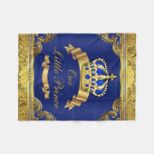 Couverture Polaire Prince Bleu Or Fancy Prince Bébé (Devant (Horizontal))