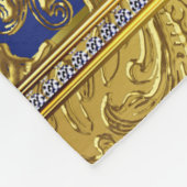 Couverture Polaire Prince Bleu Or Fancy Prince Bébé (Coin)
