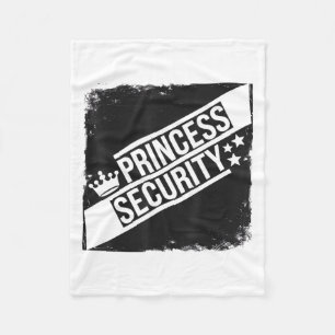 Couverture Polaire Princess Security Team Papa Maman Famille Voyage