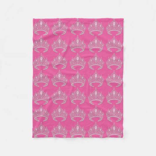 Couverture Polaire Princess Tiara Fleece Blanket (Devant)