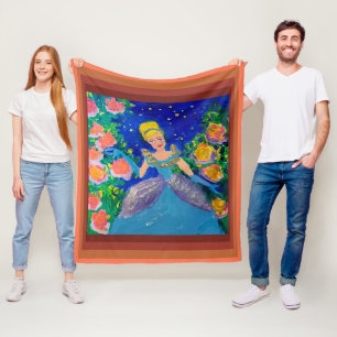 Couverture Polaire Princesse "Art by Kids"