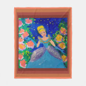 Couverture Polaire Princesse "Art by Kids" (Devant)