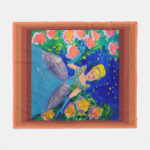 Couverture Polaire Princesse "Art by Kids" (Devant (Horizontal))