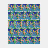 Couverture Polaire Princesse "Art by Kids" (Devant)