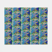 Couverture Polaire Princesse "Art by Kids" (Devant (Horizontal))