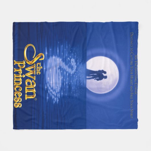 Couverture Polaire Princesse classique Fleece Blanket de cygne (Devant (Horizontal))