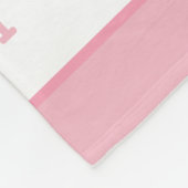 Couverture Polaire Princesse Coach Personalized Pink Girls de conte (Coin)