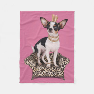 Couverture Polaire Princesse de chiwawa