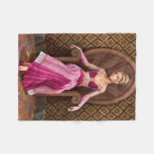 Couverture Polaire Princesse de conte de fées (Devant (Horizontal))