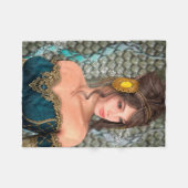Couverture Polaire Princesse de conte de fées (Devant (Horizontal))
