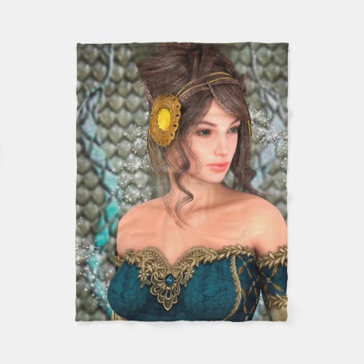 Couverture Polaire Princesse de conte de fées (Devant)