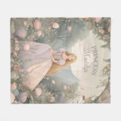 Couverture Polaire Princesse Enchantée Rapunzel (Devant (Horizontal))