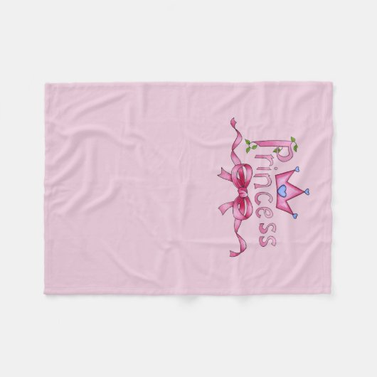 Couverture Polaire Princesse Fleece Blanket (Devant (Horizontal))