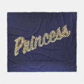 Couverture Polaire Princesse Gold 3D (Devant (Horizontal))
