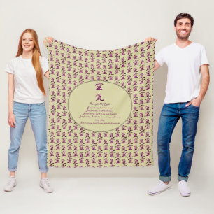 Couverture Polaire Principes Et Symbole Reiki En Violet