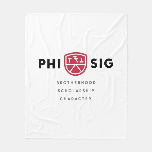 Couverture Polaire Principes Phi Sigma Kappa (Devant)