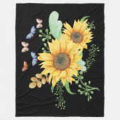 Couverture Polaire printemps de tournesol (Devant)