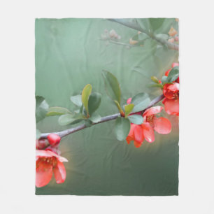 Couverture Polaire Printemps des fleurs de fleurs de cocotte