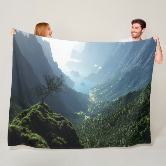 Couverture Polaire Printemps des Highlands (En situation)