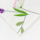 Couverture Polaire Printemps Été Fleurs sauvages (Coin)