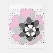 Couverture Polaire Printemps rose (Devant)