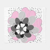 Couverture Polaire Printemps rose (Devant (Horizontal))