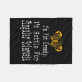 Couverture Polaire Prise En Charge Des Papillons De Sensibilisation À (Devant (Horizontal))