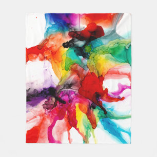 Couverture Polaire Prisme de bijoux - Aquarelle