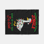 Couverture Polaire Probably Just Gonna Jingle I’m Tired Lazy Christma (Devant (Horizontal))