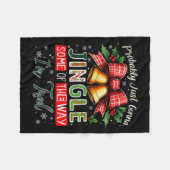 Couverture Polaire Probably Just Gonna Jingle Some Of The Way Christm (Devant (Horizontal))